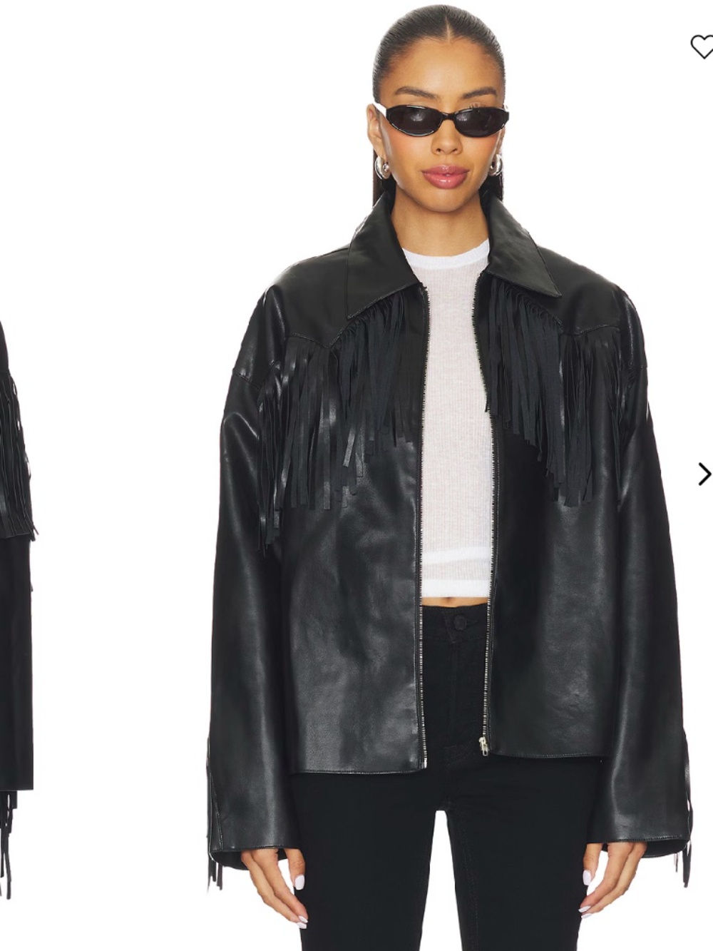 Mia Faux Leather Jacket